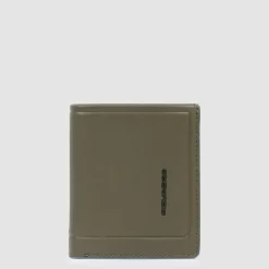 Portefeuille homme vertical avec porte-monnaie