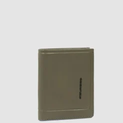 Portefeuille homme vertical avec porte-monnaie