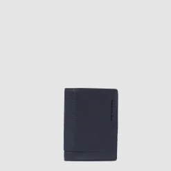 Portefeuille homme vertical avec porte-monnaie