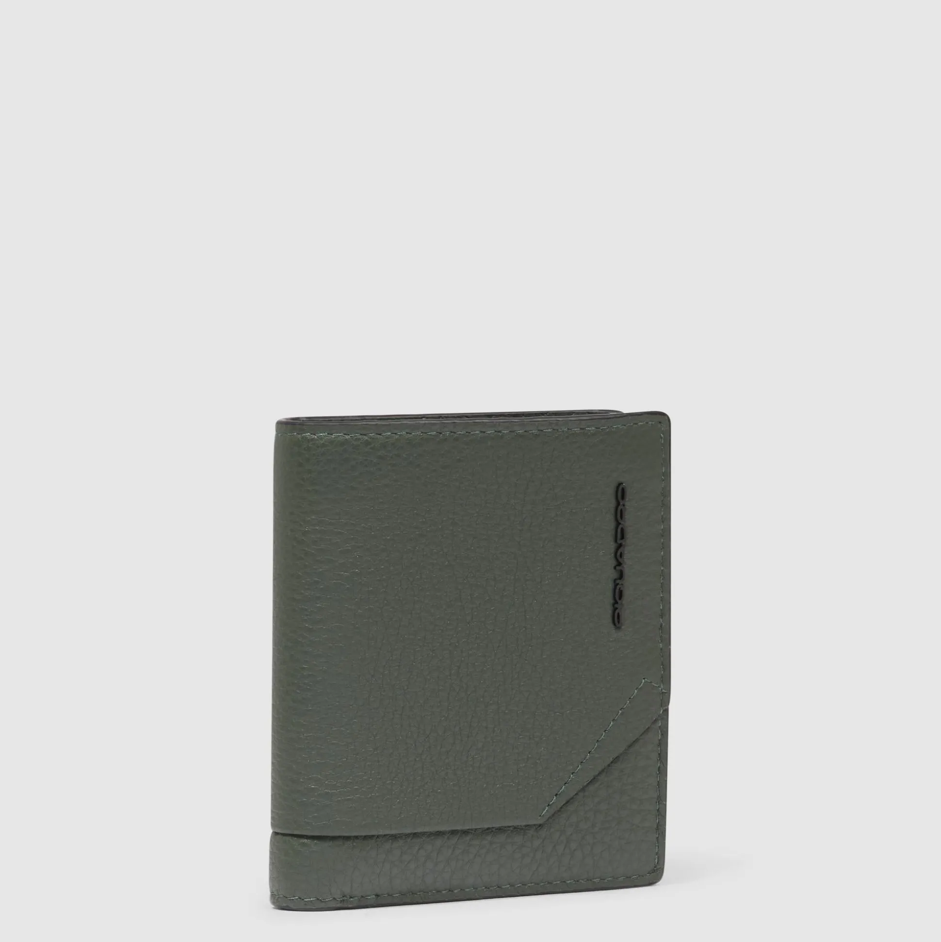 Portefeuille homme vertical avec porte-monnaie