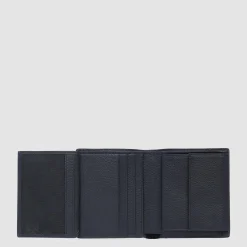 Portefeuille homme vertical avec porte-monnaie