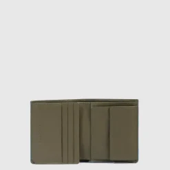 Portefeuille homme vertical avec porte-monnaie