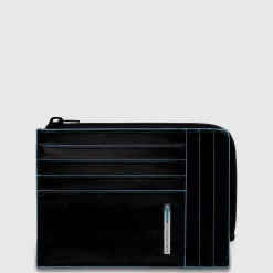 Portefeuille porte-cartes de crédit homme zippé