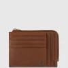 Portefeuille porte-cartes de crédit homme zippé