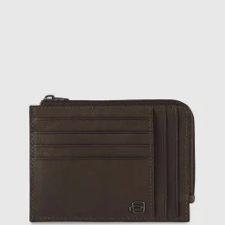 Portefeuille porte-cartes de crédit homme zippé