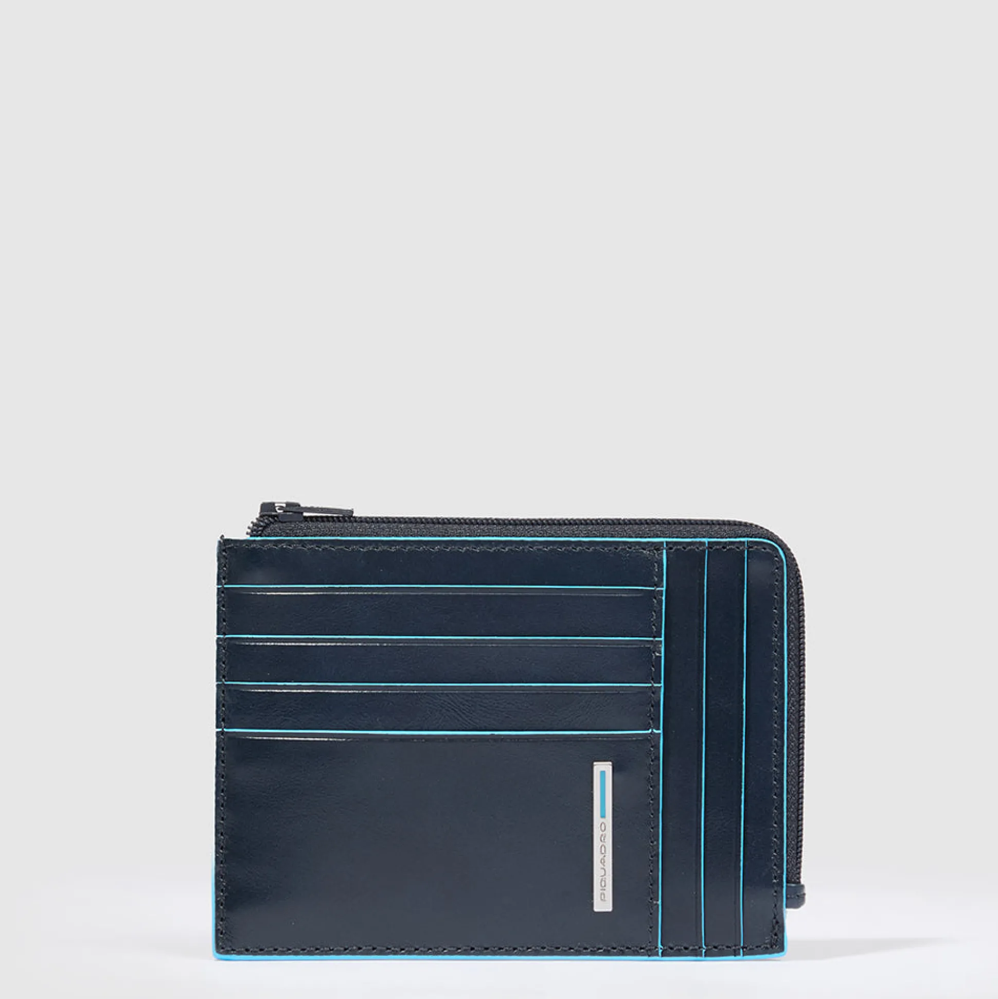 Portefeuille porte-cartes de crédit homme zippé