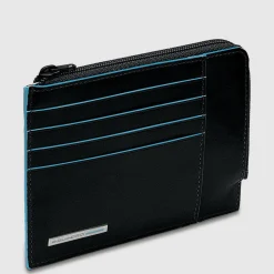 Portefeuille porte-cartes de crédit homme zippé