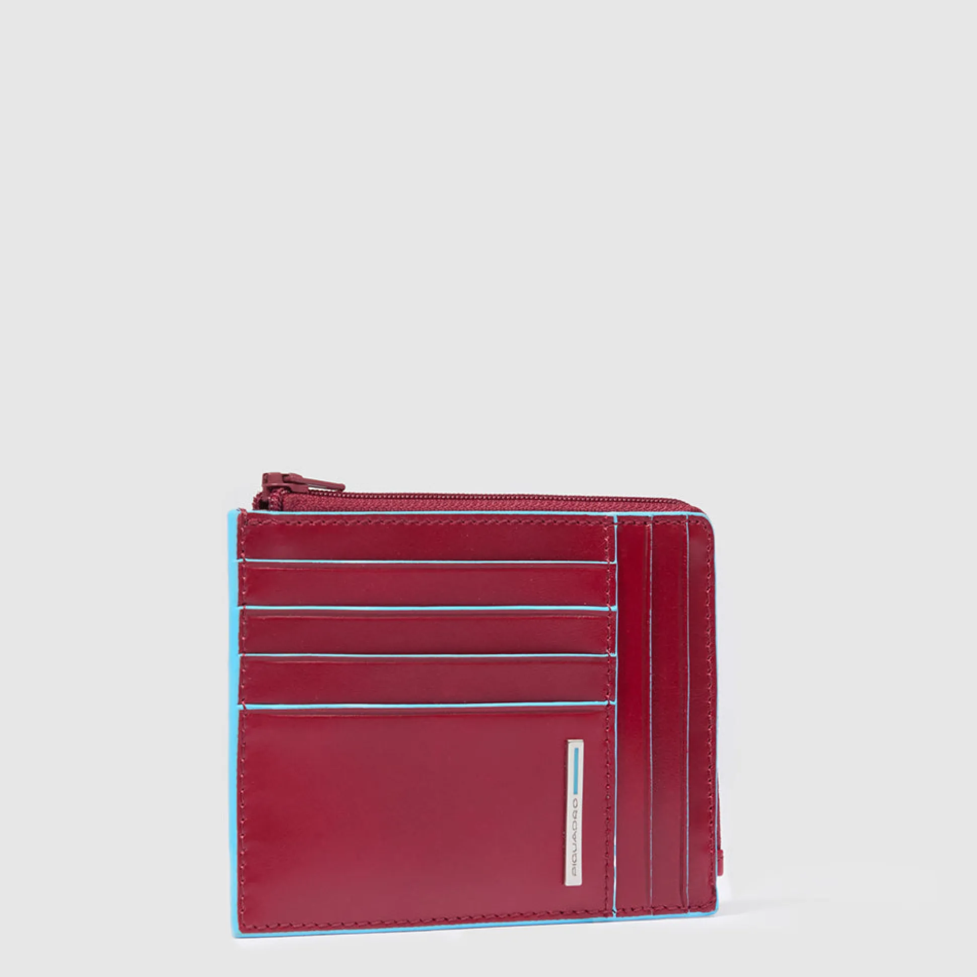 Portefeuille porte-cartes de crédit homme zippé