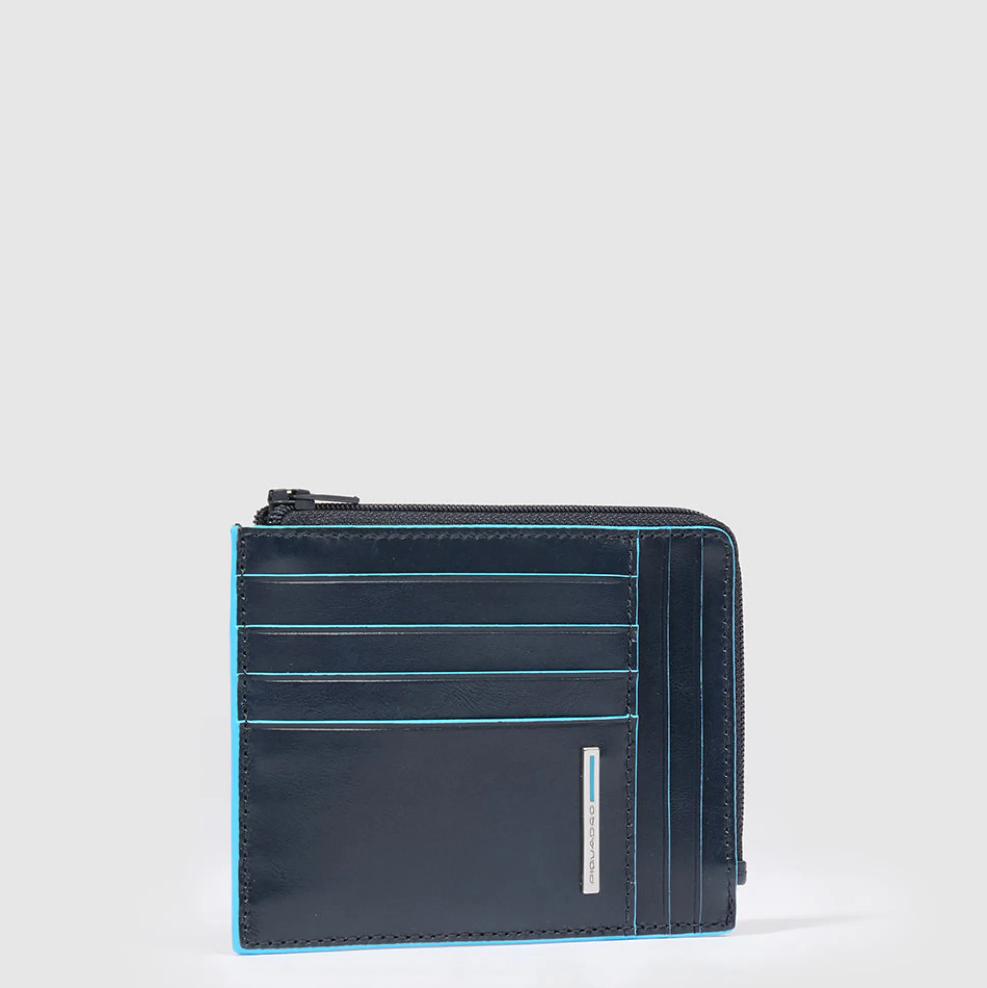 Portefeuille porte-cartes de crédit homme zippé