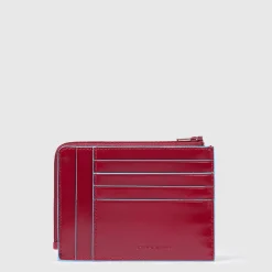 Portefeuille porte-cartes de crédit homme zippé