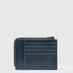 Portefeuille porte-cartes de crédit homme zippé