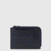 Porte-monnaie zippé avec porte-cartes de crédit