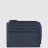 Porte-monnaie zippé avec porte-cartes de crédit