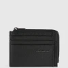 Porte-monnaie zippé avec porte-cartes de crédit