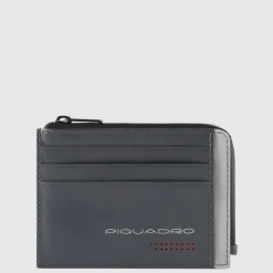 Porte-monnaie zippé avec porte-cartes de crédit