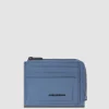 Porte-monnaie zippé avec porte-cartes de crédit
