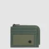 Porte-monnaie zippé avec porte-cartes de crédit