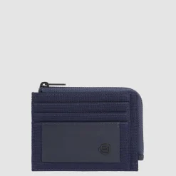 Porte-monnaie zippé avec porte-cartes de crédit