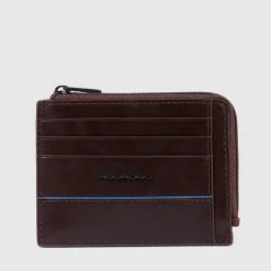 Porte-monnaie zippé avec porte-cartes de crédit