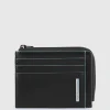 Porte-monnaie zippé avec porte-cartes de crédit