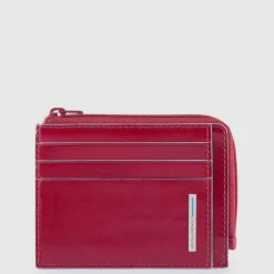 Porte-monnaie zippé avec porte-cartes de crédit