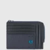 Porte-monnaie zippé avec porte-cartes de crédit