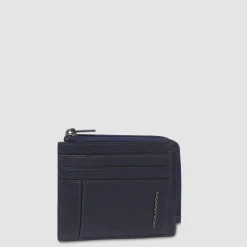 Porte-monnaie zippé avec porte-cartes de crédit