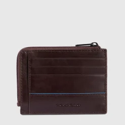 Porte-monnaie zippé avec porte-cartes de crédit