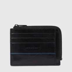 Porte-monnaie zippé avec porte-cartes de crédit