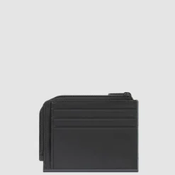 Porte-monnaie zippé avec porte-cartes de crédit