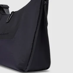 Sac à bandoulière rond moyen en tissu