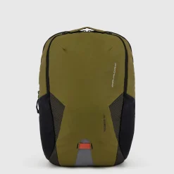 Sac à dos d'ordinateur petit en tissu recyclé