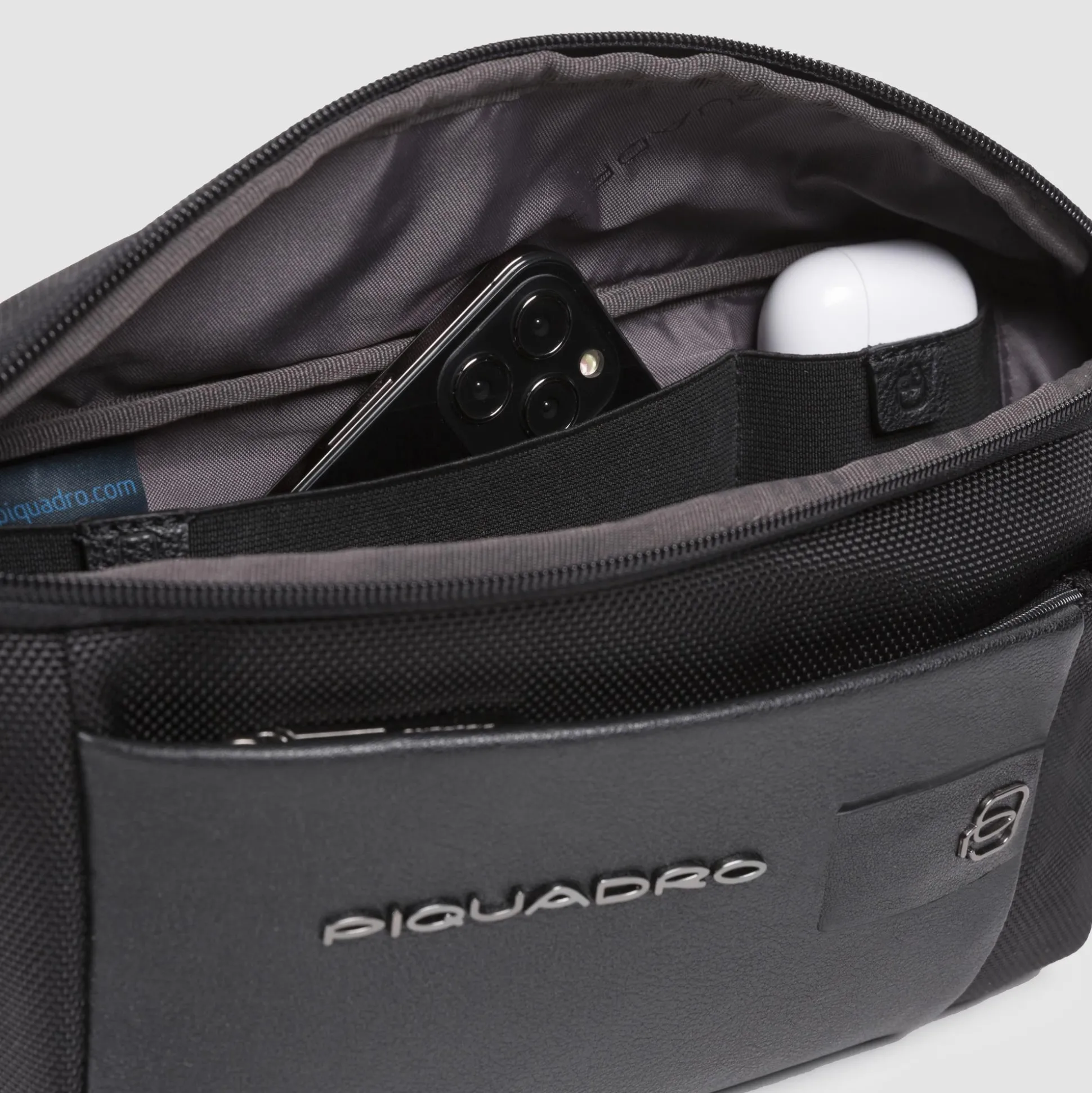 Sac banane en tissu recyclé et cuir