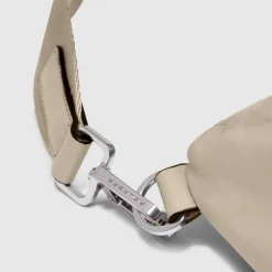 Sac banane femme en tissu recyclé et cuir