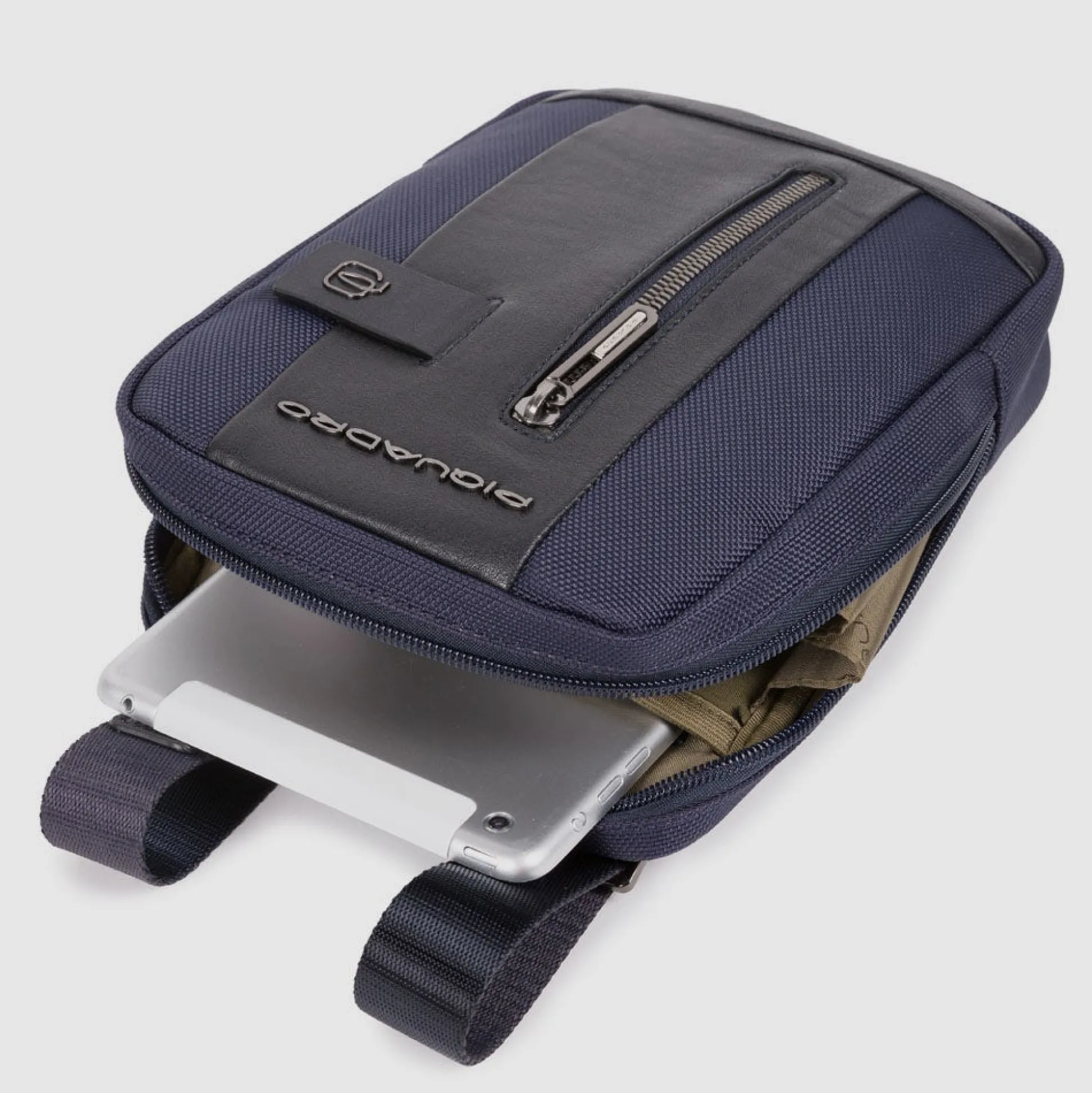 Sac bandoulière pour iPad®mini en tissu recyclé