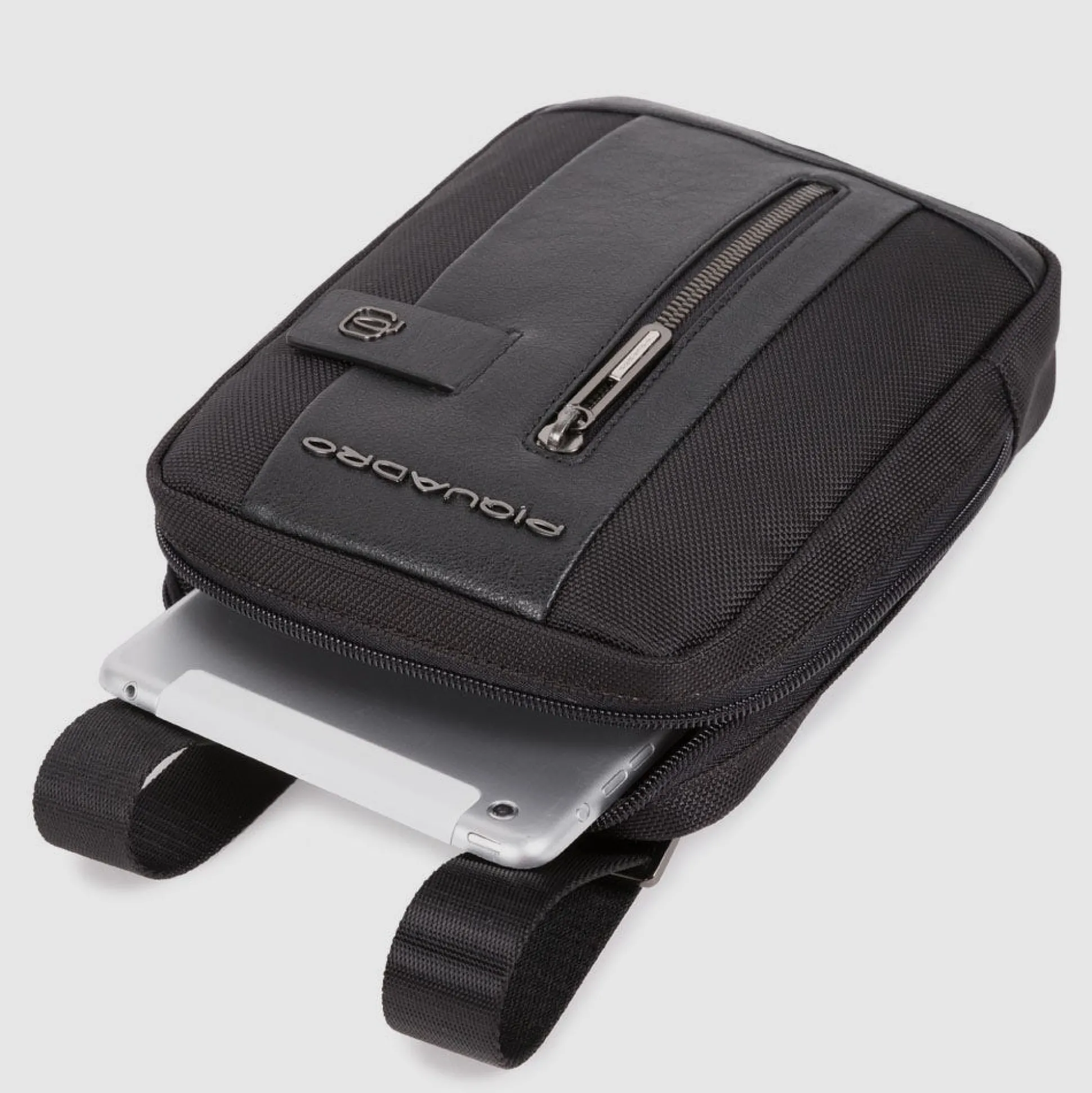 Sac bandoulière pour iPad®mini en tissu recyclé
