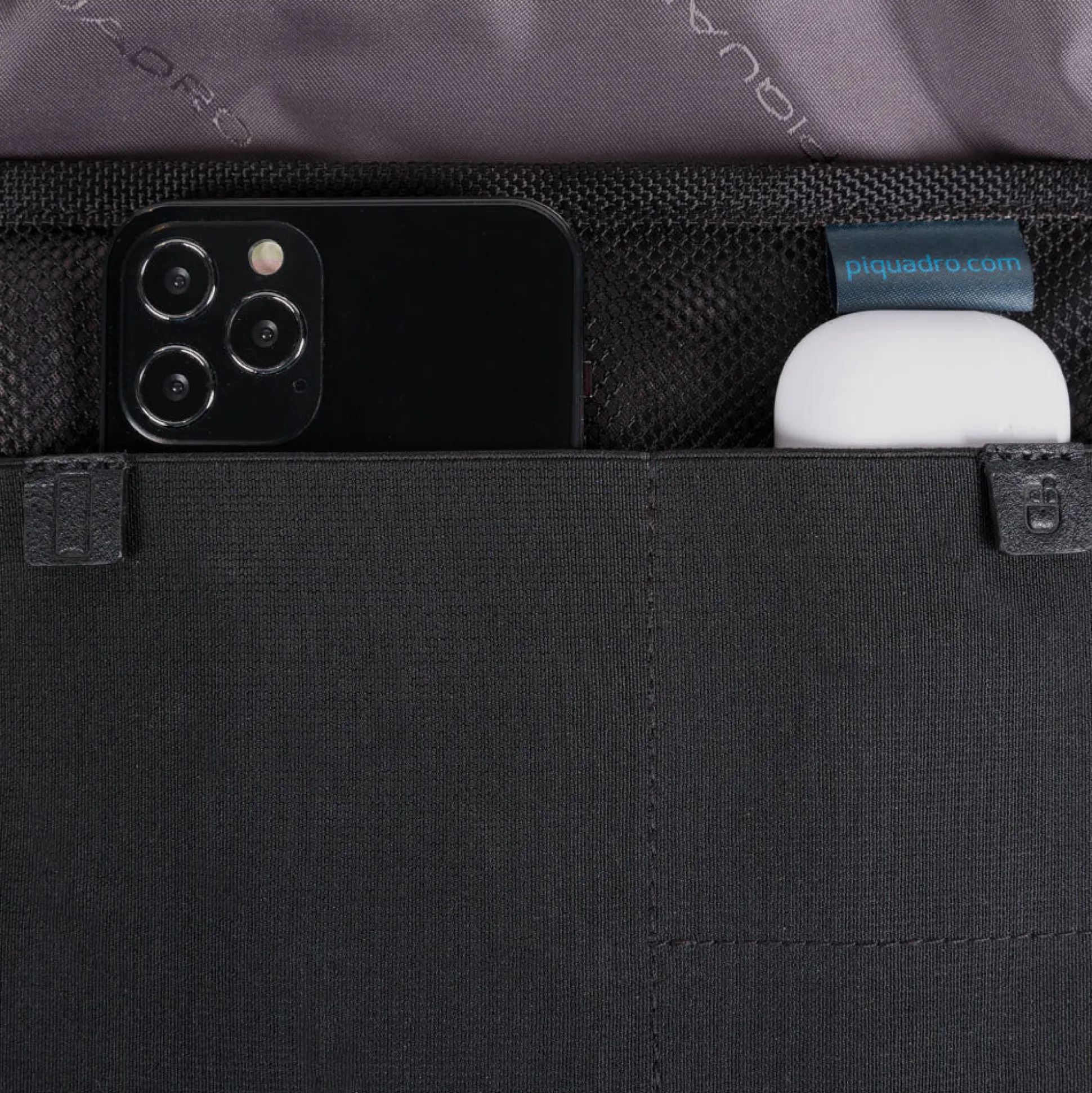 Sac de poitrine en tissu recyclé avec lumière LED