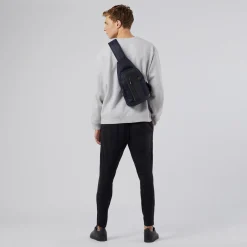 Sac de poitrine en tissu recyclé avec lumière LED