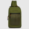 Sac de poitrine pour iPad®mini en tissu recyclé