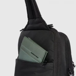 Sac de poitrine pour iPad®mini en tissu recyclé