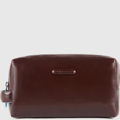 Trousse de toilette en cuir