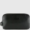 Trousse de toilette en cuir