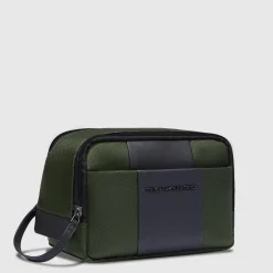 Trousse de toilette en tissu recyclé