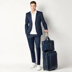 Valise à roulettes cabine avec housse à vêtements